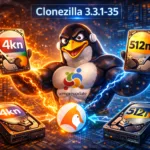 clonezilla 3 3 1 35 migracao 4kn 512n 1