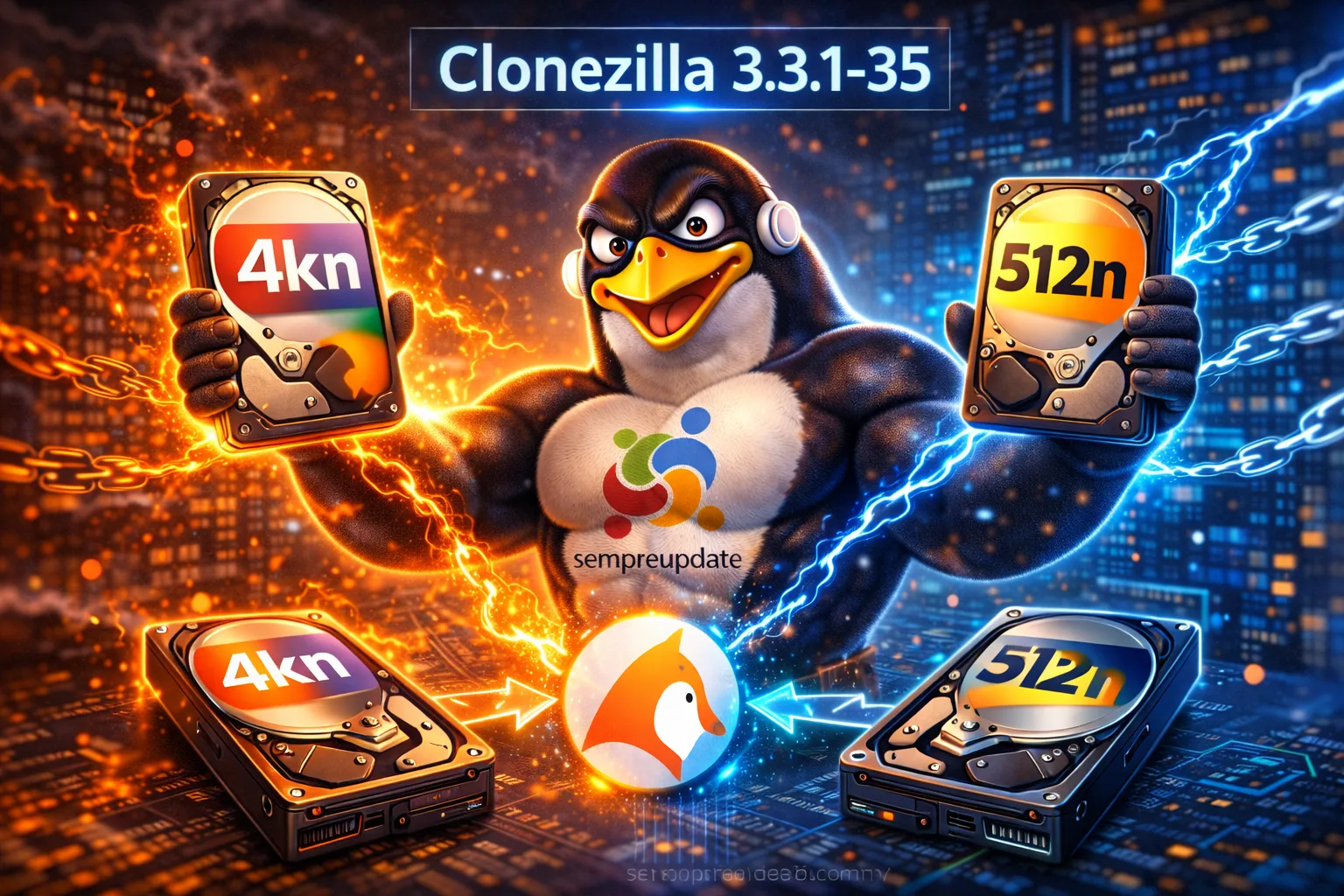 clonezilla 3 3 1 35 migracao 4kn 512n 1