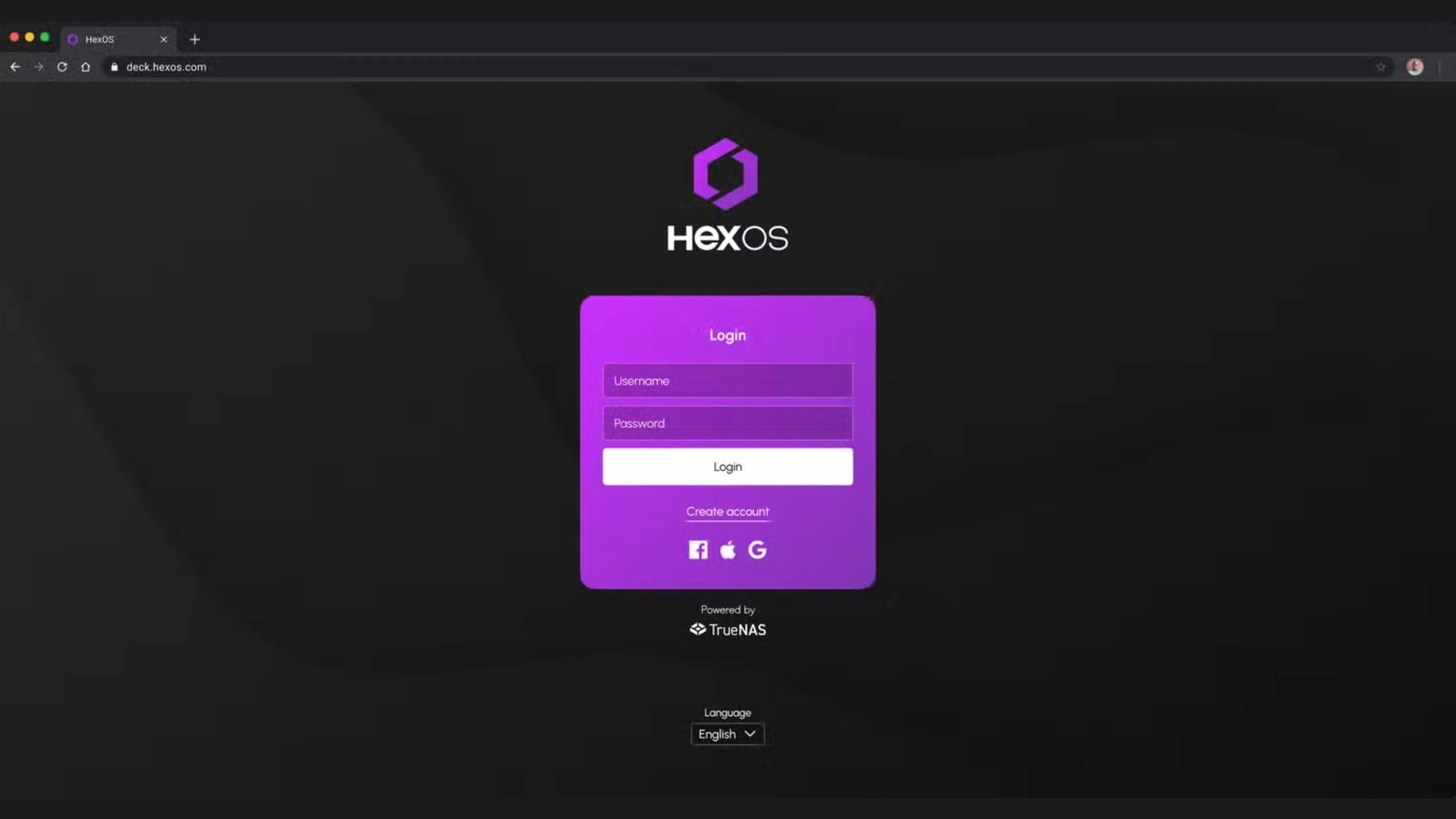 HexOS NAS