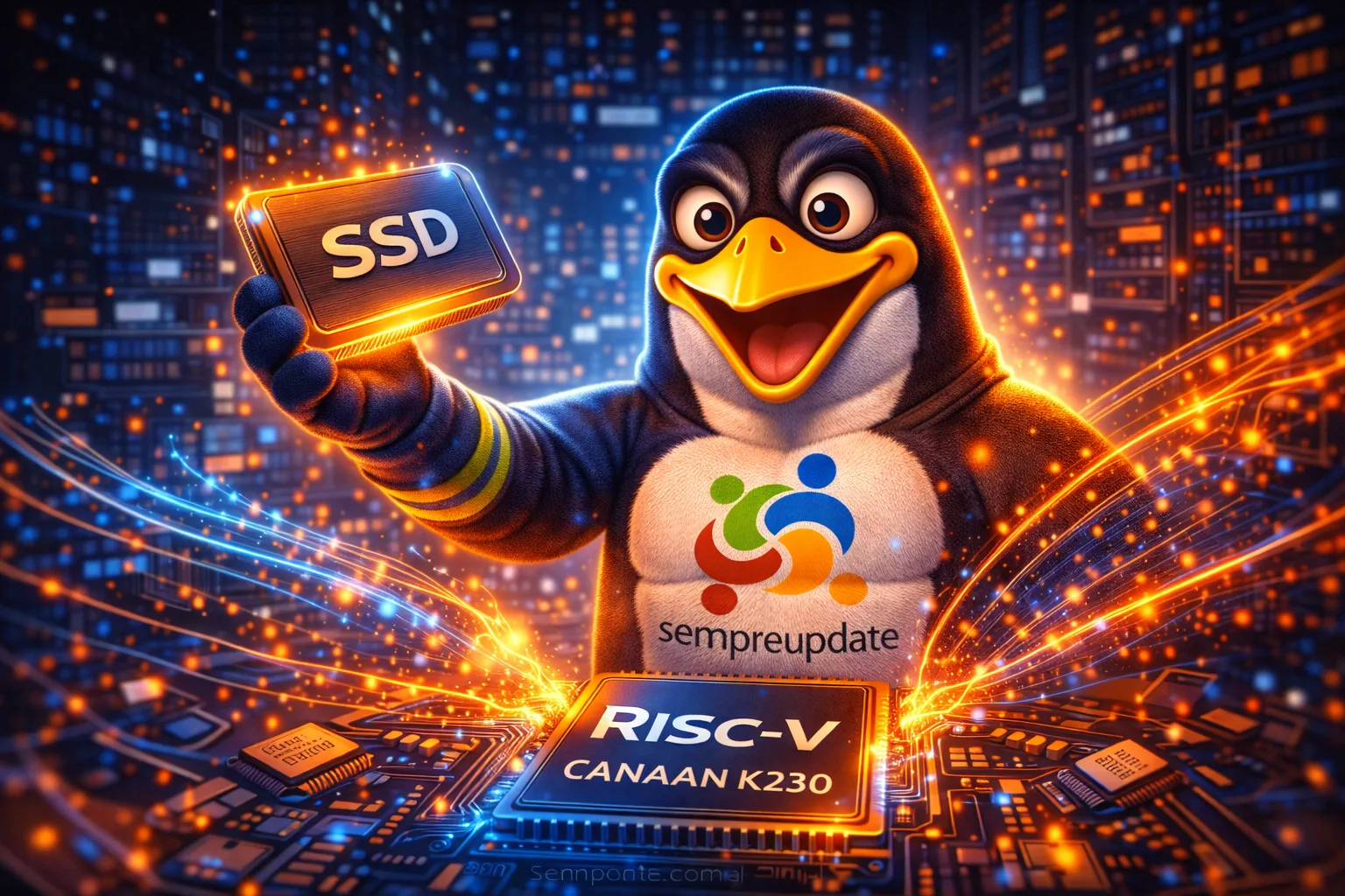 Kernel Linux 7.0-rc1 agora suporta armazenamento de alta velocidade no SoC RISC-V Canaan K230