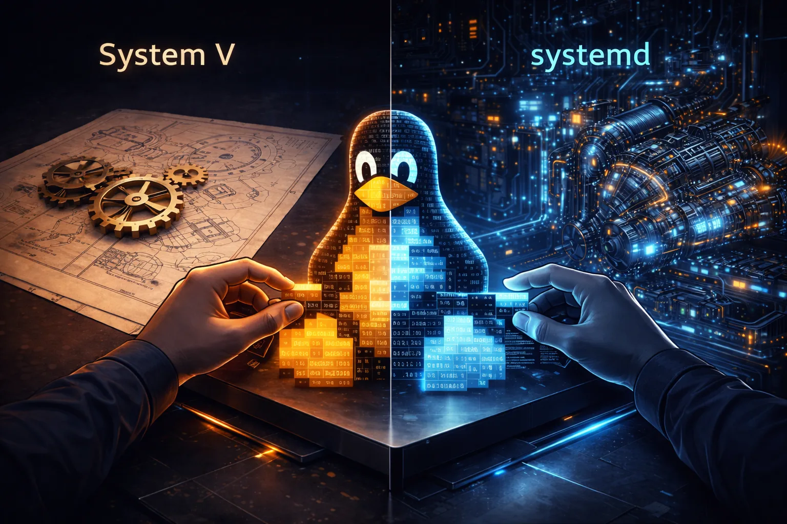 lfs 13 fim system v systemd