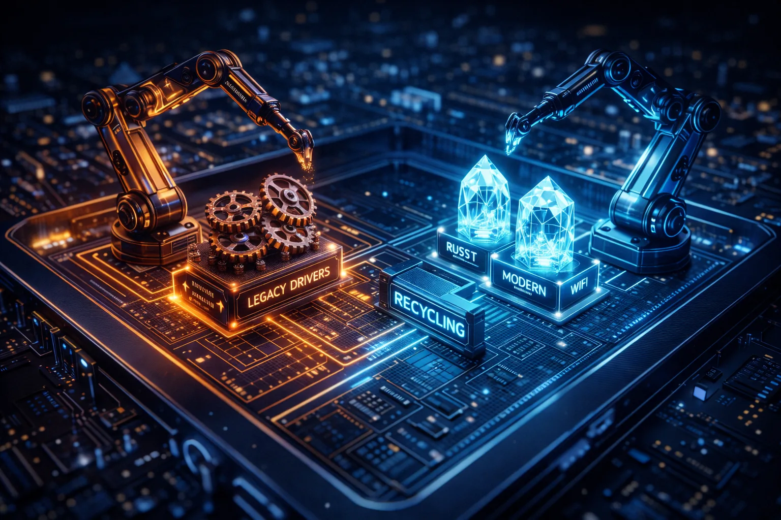 linux 7 0 limpeza drivers wifi realtek rust