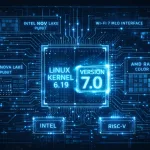linux kernel 6 19 lancamento nova lake v7 detalhes