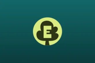 Imagem com a logomarca do Ecosia browser