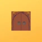 Imagem com a logomarca do Doors of doom