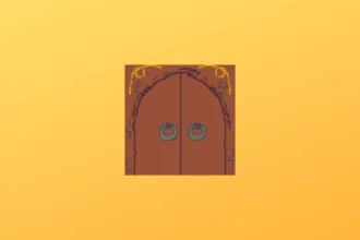 Imagem com a logomarca do Doors of doom