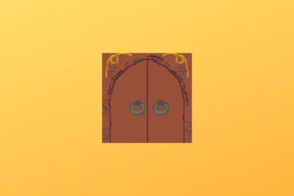 Imagem com a logomarca do Doors of doom