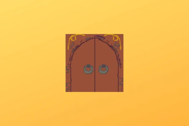 Imagem com a logomarca do Doors of doom