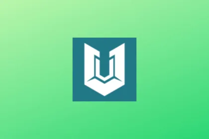 Imagem com a logomarca do Uzdoom