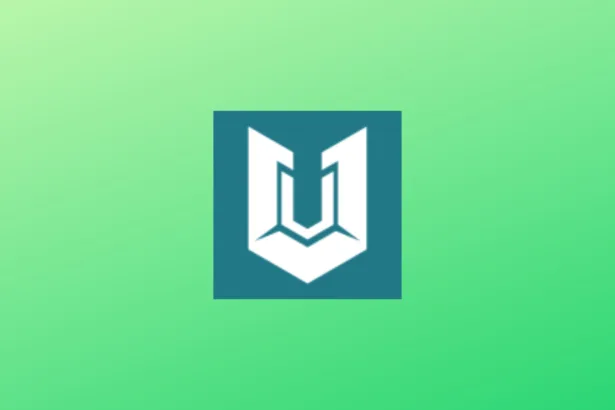 Imagem com a logomarca do Uzdoom