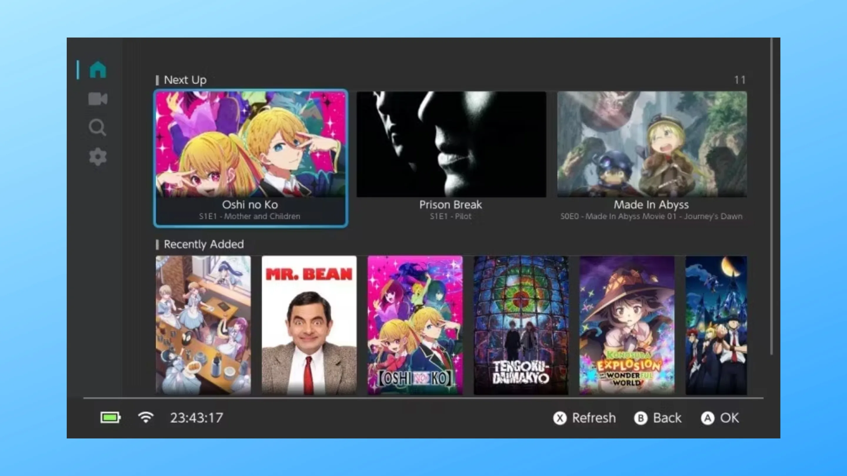 Instale o Switchfin, um reprodutor de vídeos, no Ubuntu, Fedora, Debian e outras distribuições Linux com Flatpak 2 Imagem com a interface do Switchfin