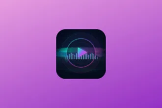 Imagem com a logomarca do Aurora Media Player