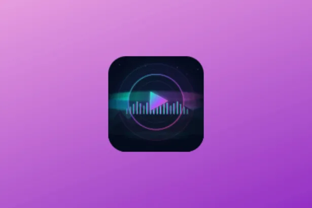 Imagem com a logomarca do Aurora Media Player