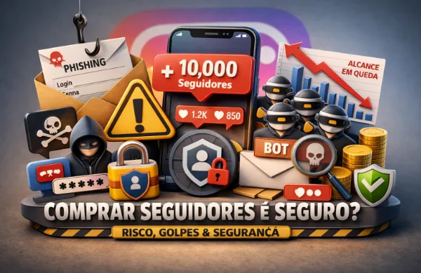 Comprar seguidores é seguro? O que pode dar errado (e como reduzir riscos) em 2026