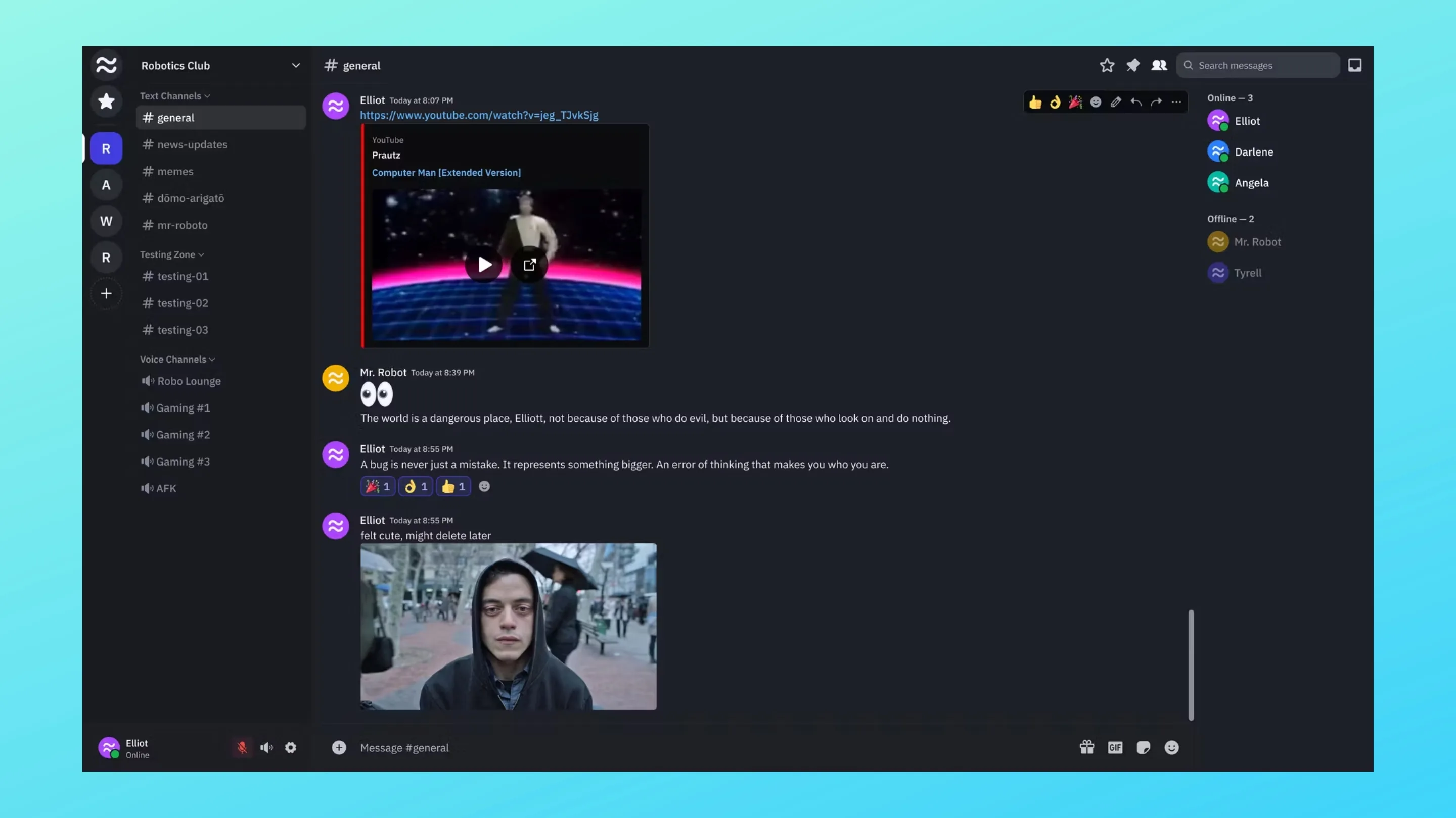 Instale o Fluxer, um app de mensagens instantâneas e VoIP, no Ubuntu, Fedora, Debian e outras distribuições Linux com Flatpak 2 Imagem com a interface do Fluxer