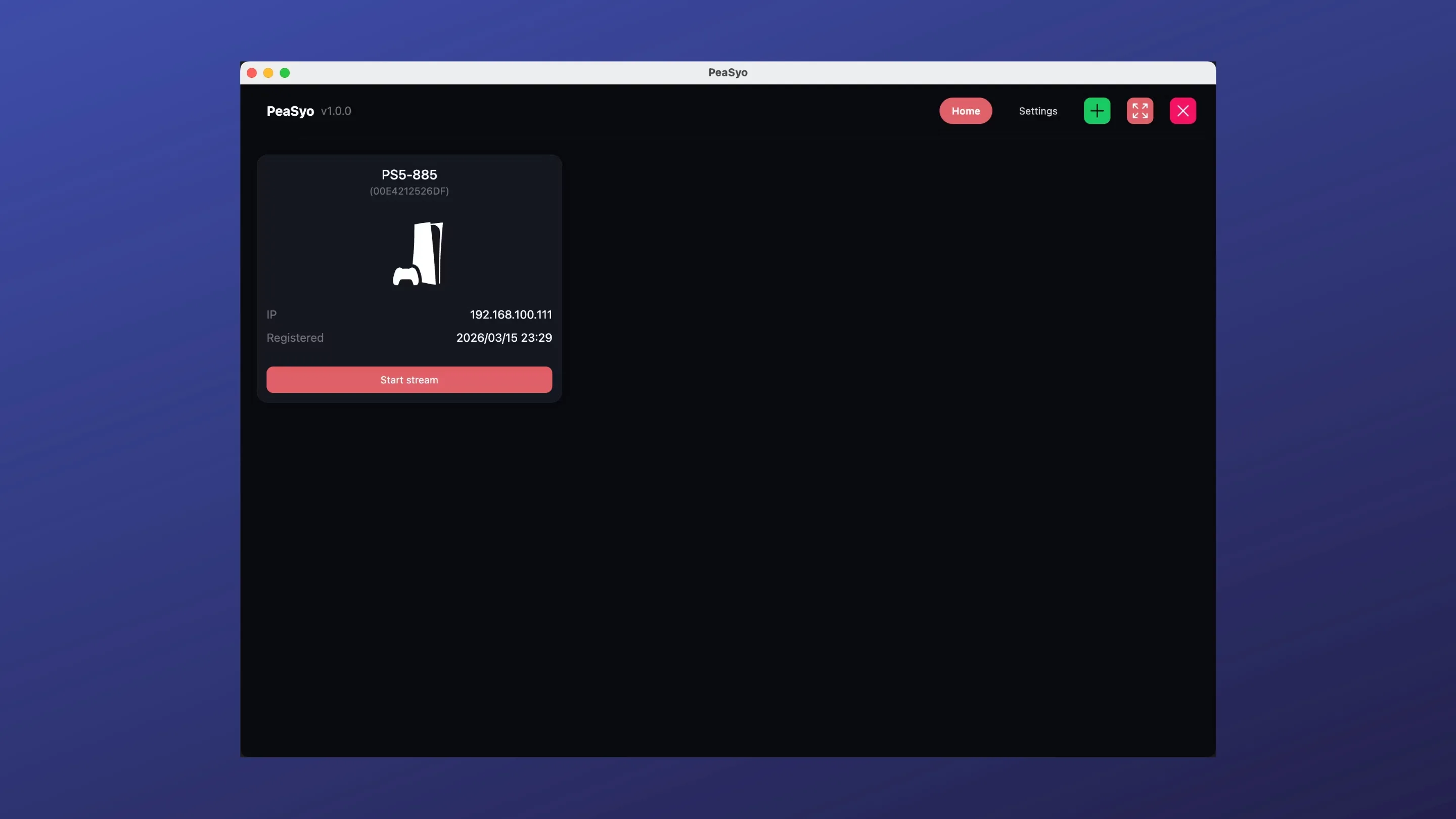 Imagem com a interface do Peasyo4desk