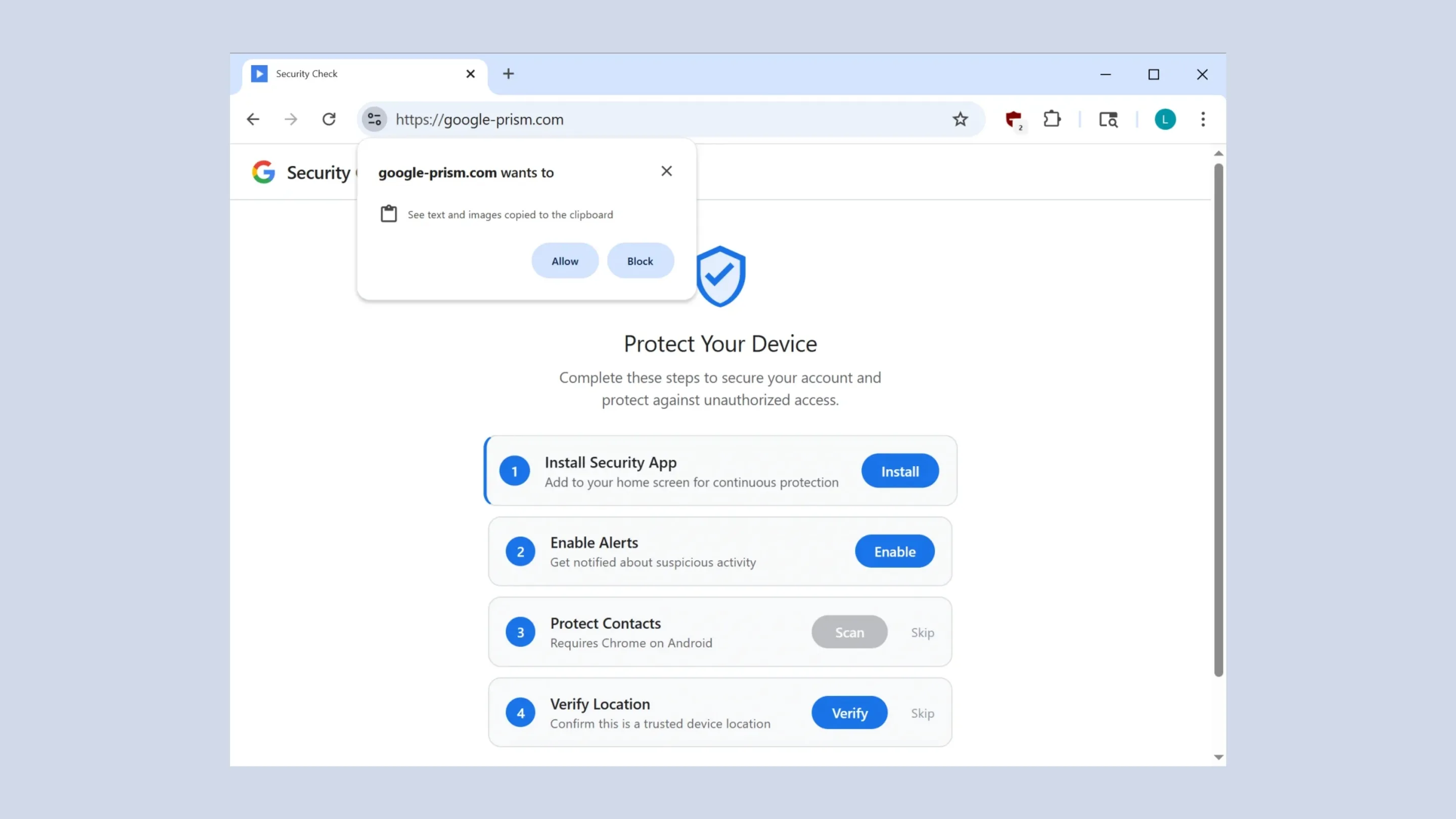 Site falso do Google usa PWA para roubar código MFA 2 TesdkWGy site falso google pwa roubo mfa