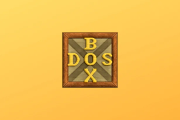 Imagem com a interface di DOsBOX