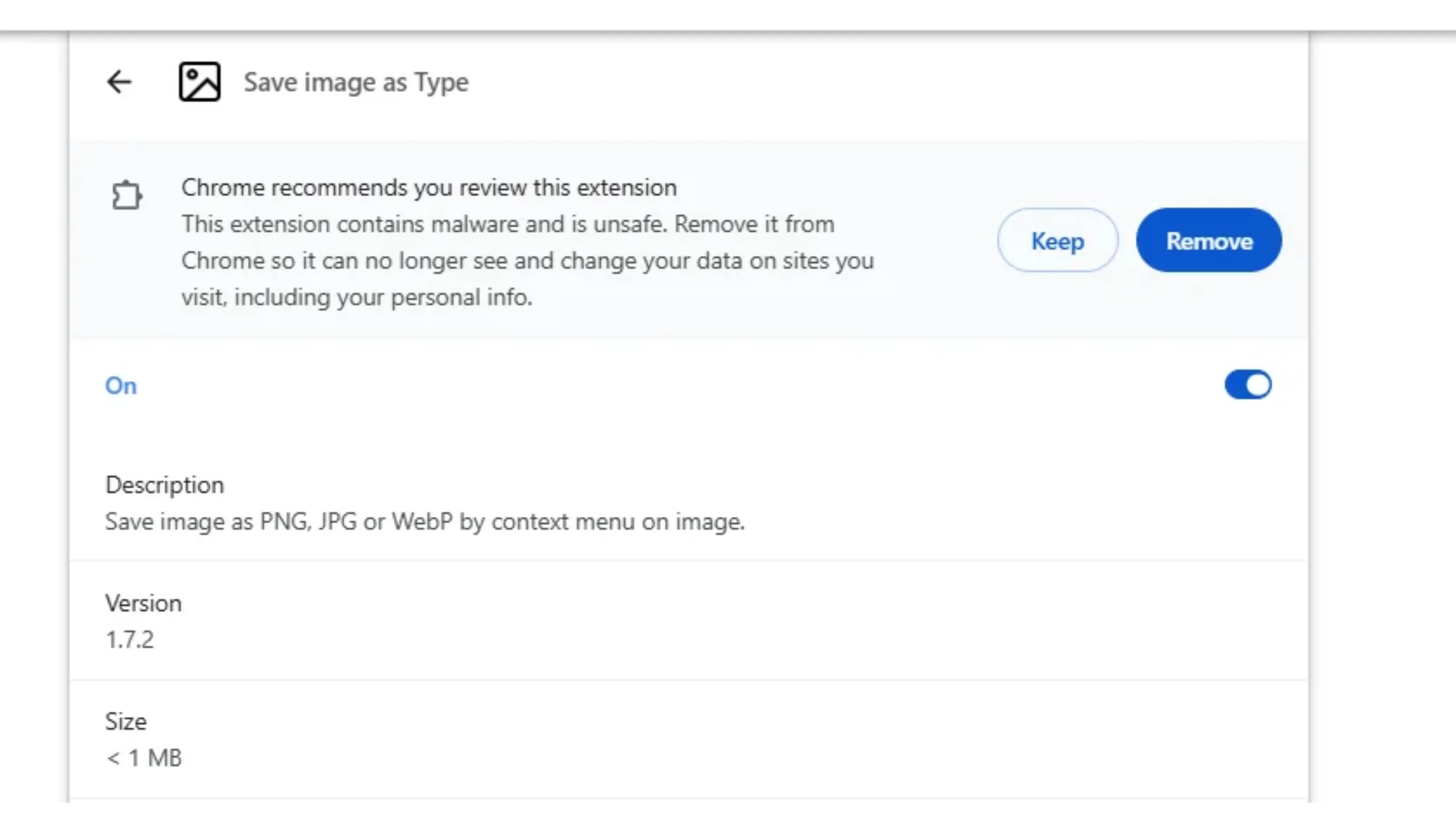 X1kUn3J2 save image as type malware chrome
