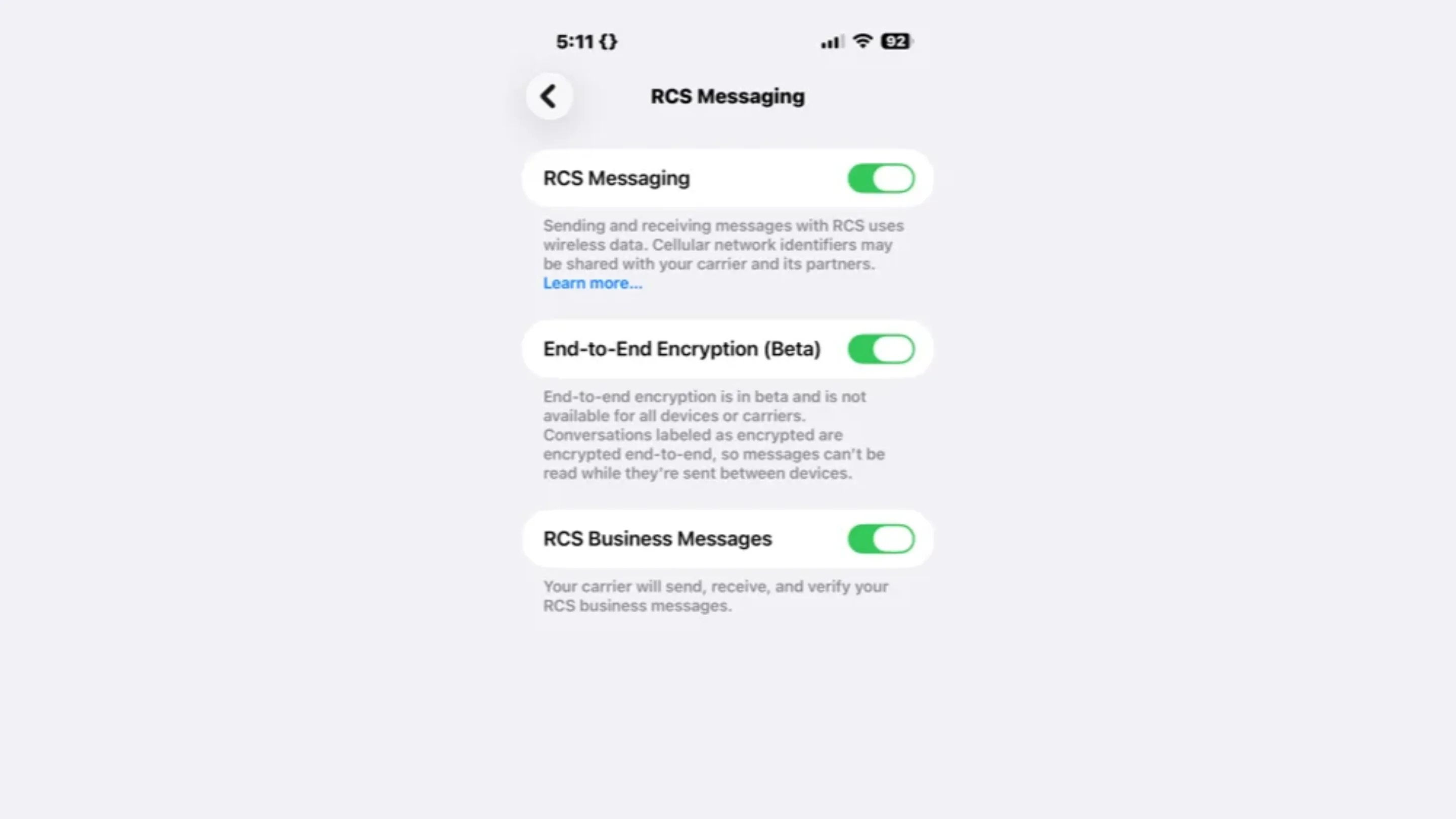 aqTsWtji criptografia rcs ios 26 5