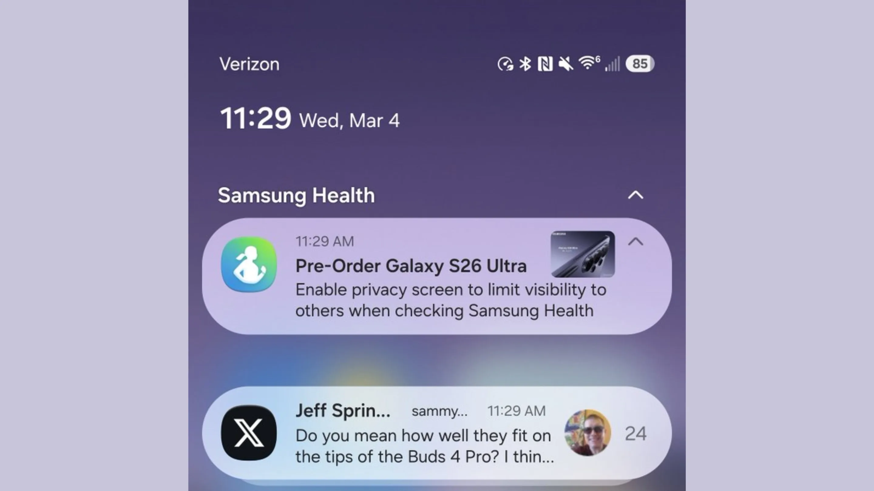 kvN34DW9 galaxy s26 samsung health