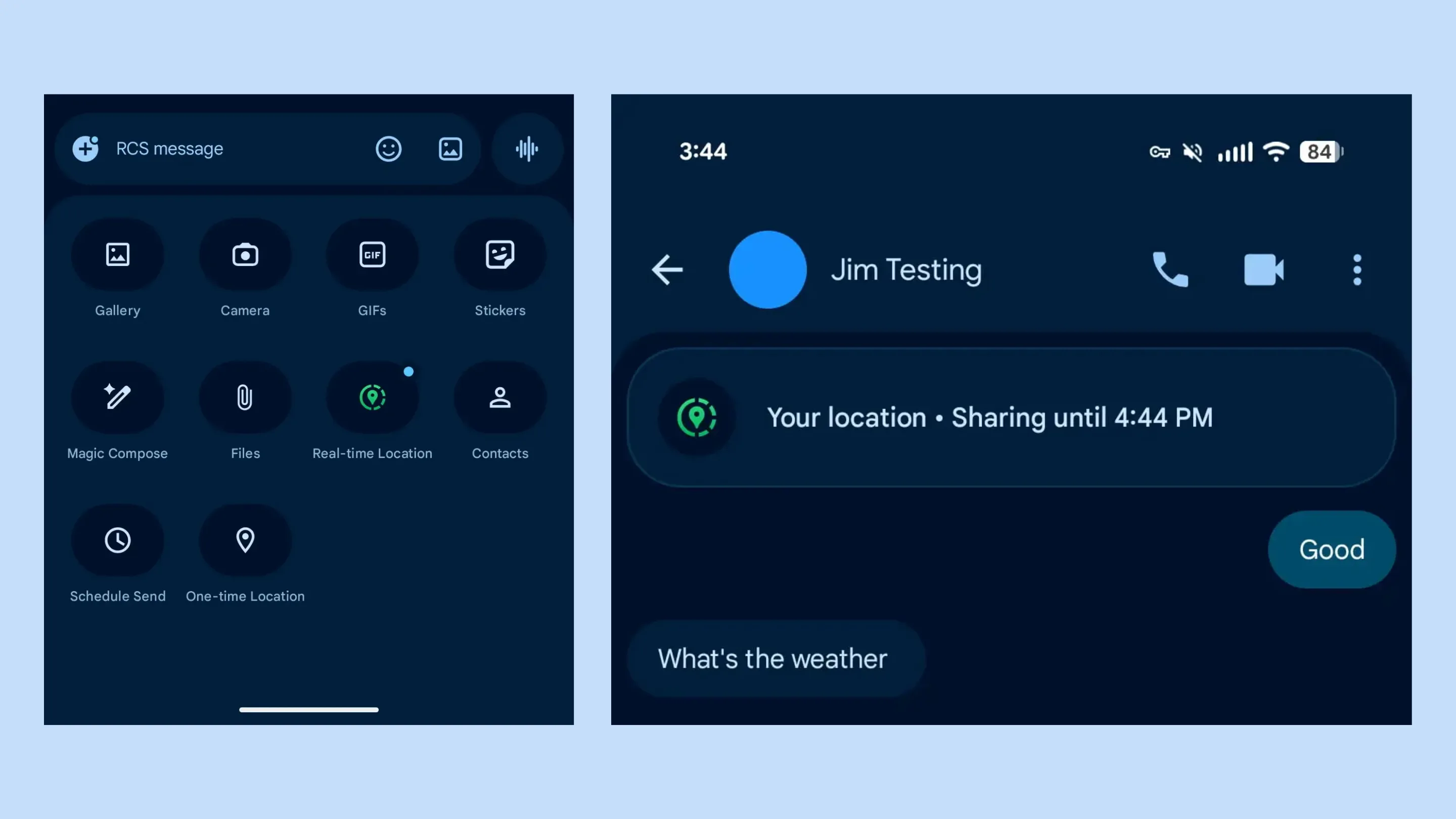 Google Mensagens ganha localização em tempo real: como usar e remover o ponto no menu 2 x7GrF4pn mensagens localizacao tempo real como usar remover ponto