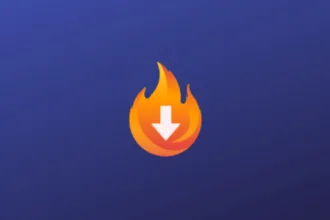 Imagem com a logomarca do FlameGet