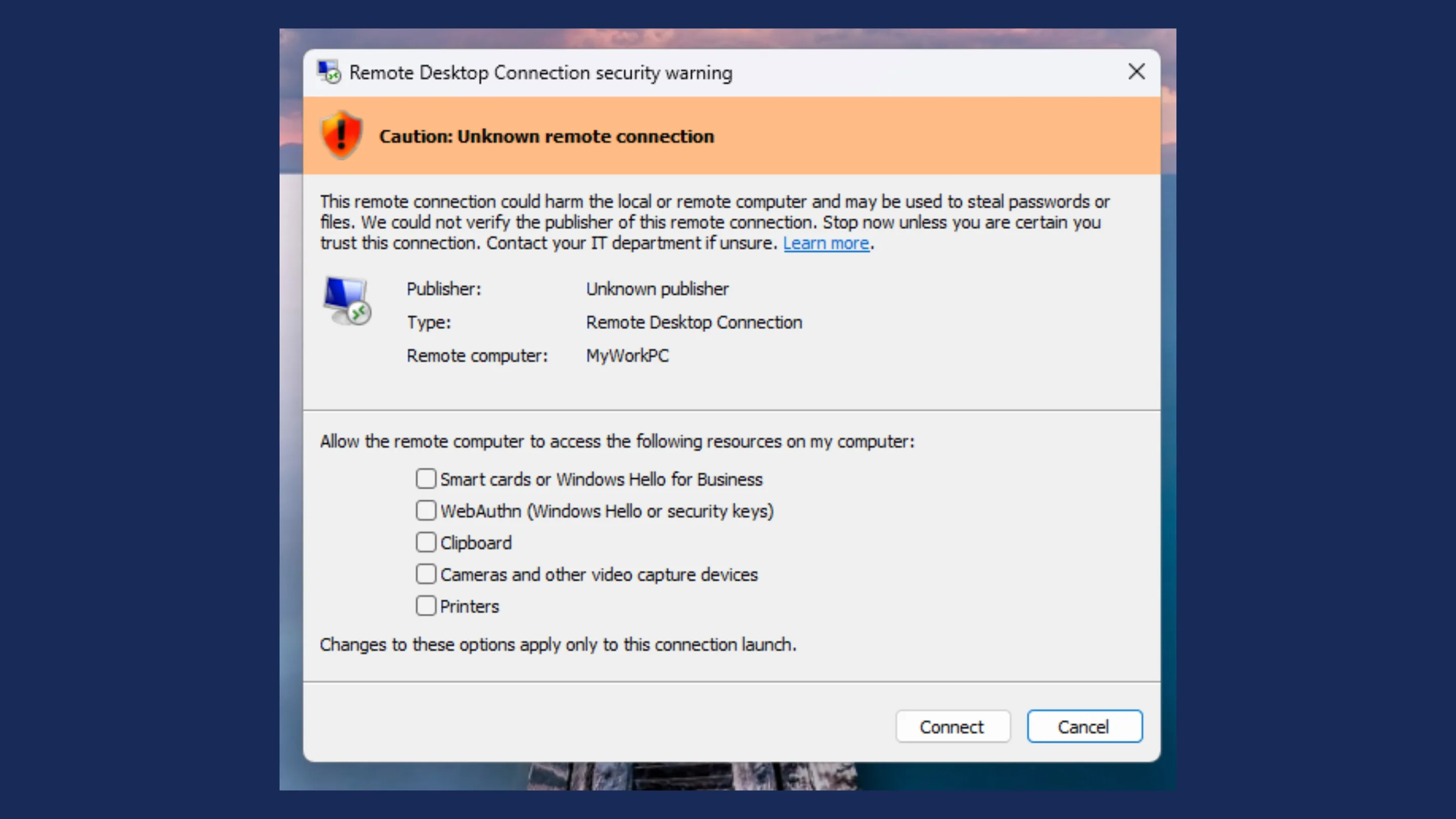 0u2hjZTD bug avisos seguranca rdp windows