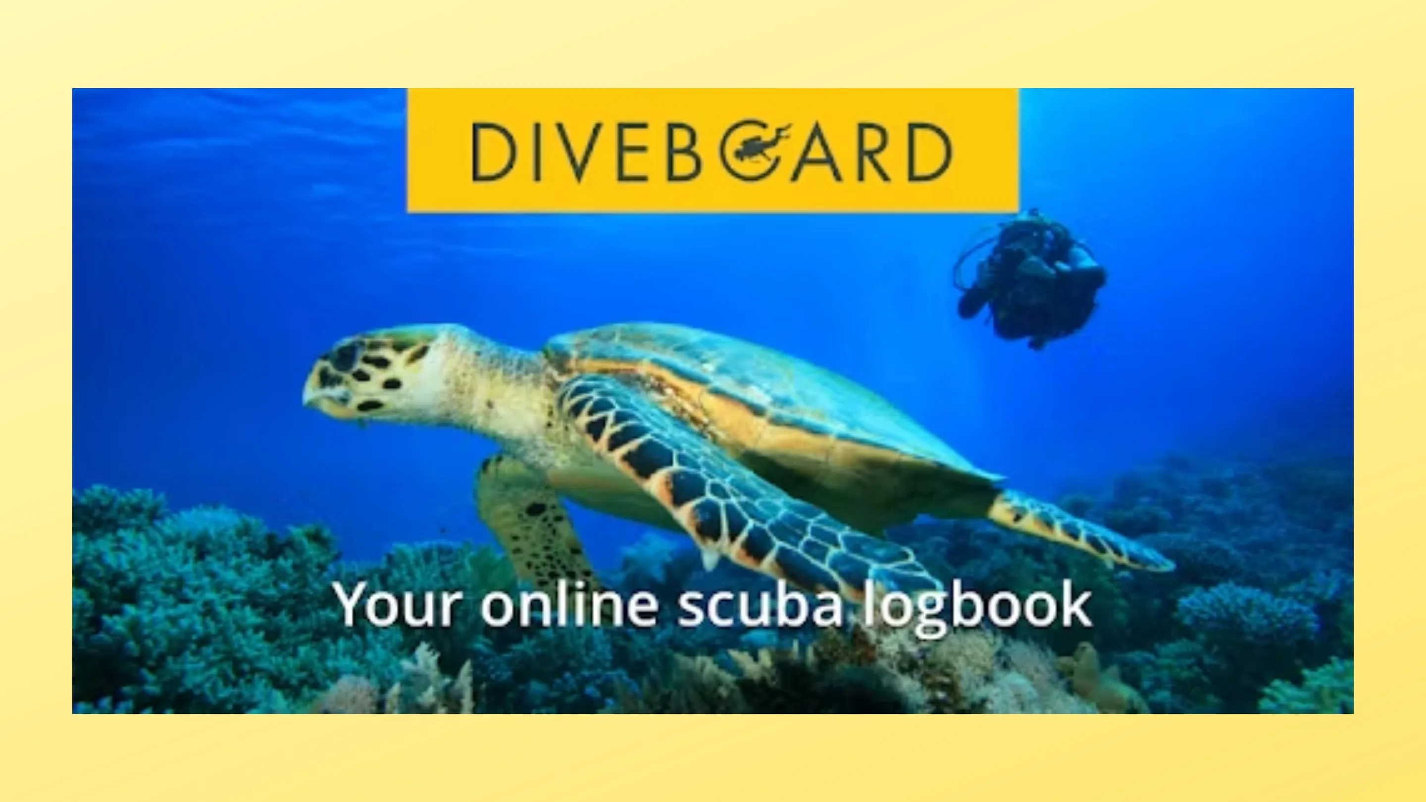 Imagem com a interface do Diveboard