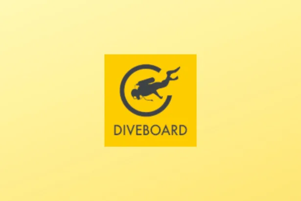 Imagem com a logomarca do Diveboard