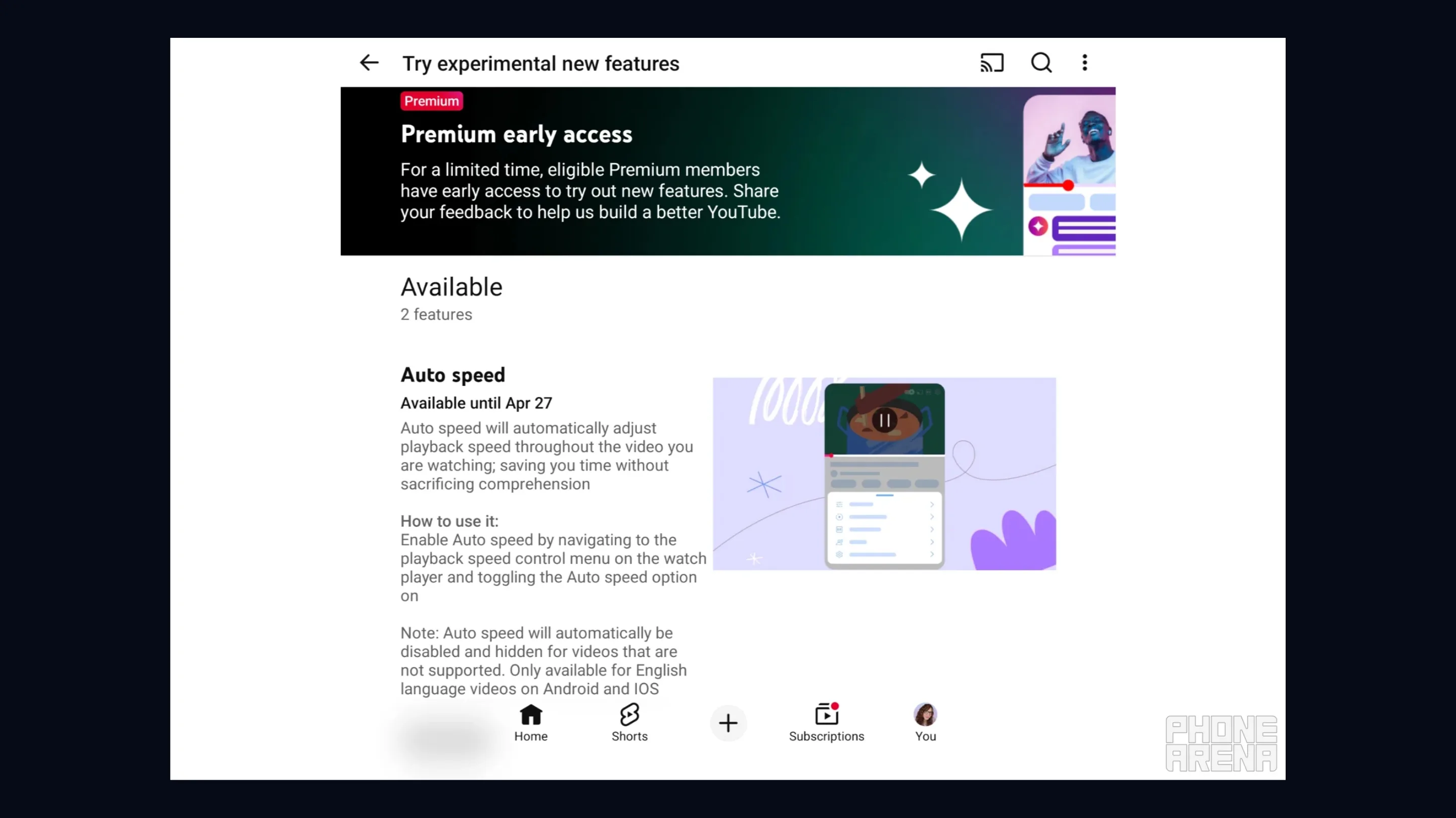 YouTube Premium testa IA para acelerar vídeos e detectar movimento 2 BsBfZLXS premium recursos experimentais ia