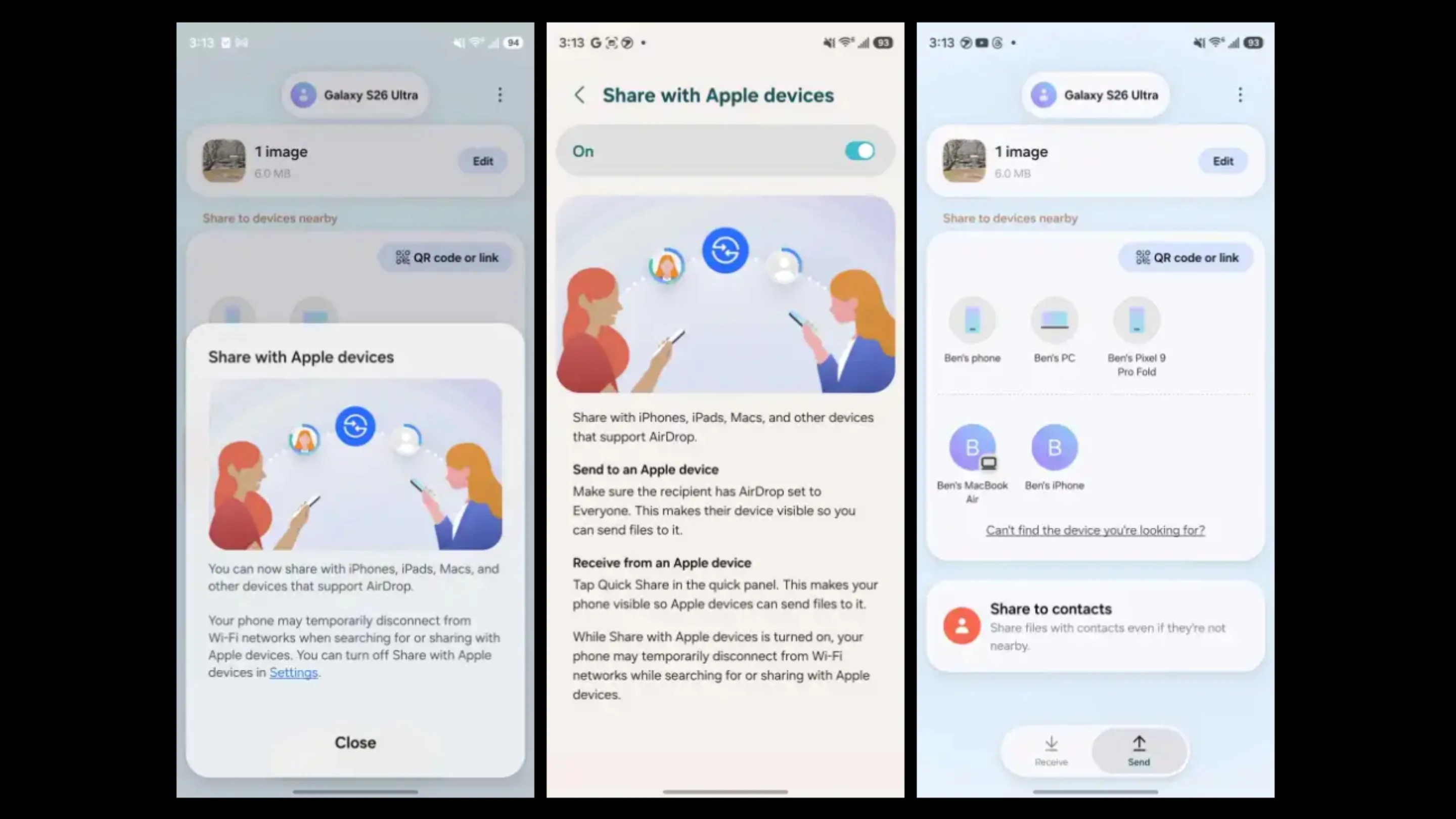 Ce9I1kMC no android quick share compatibilidade