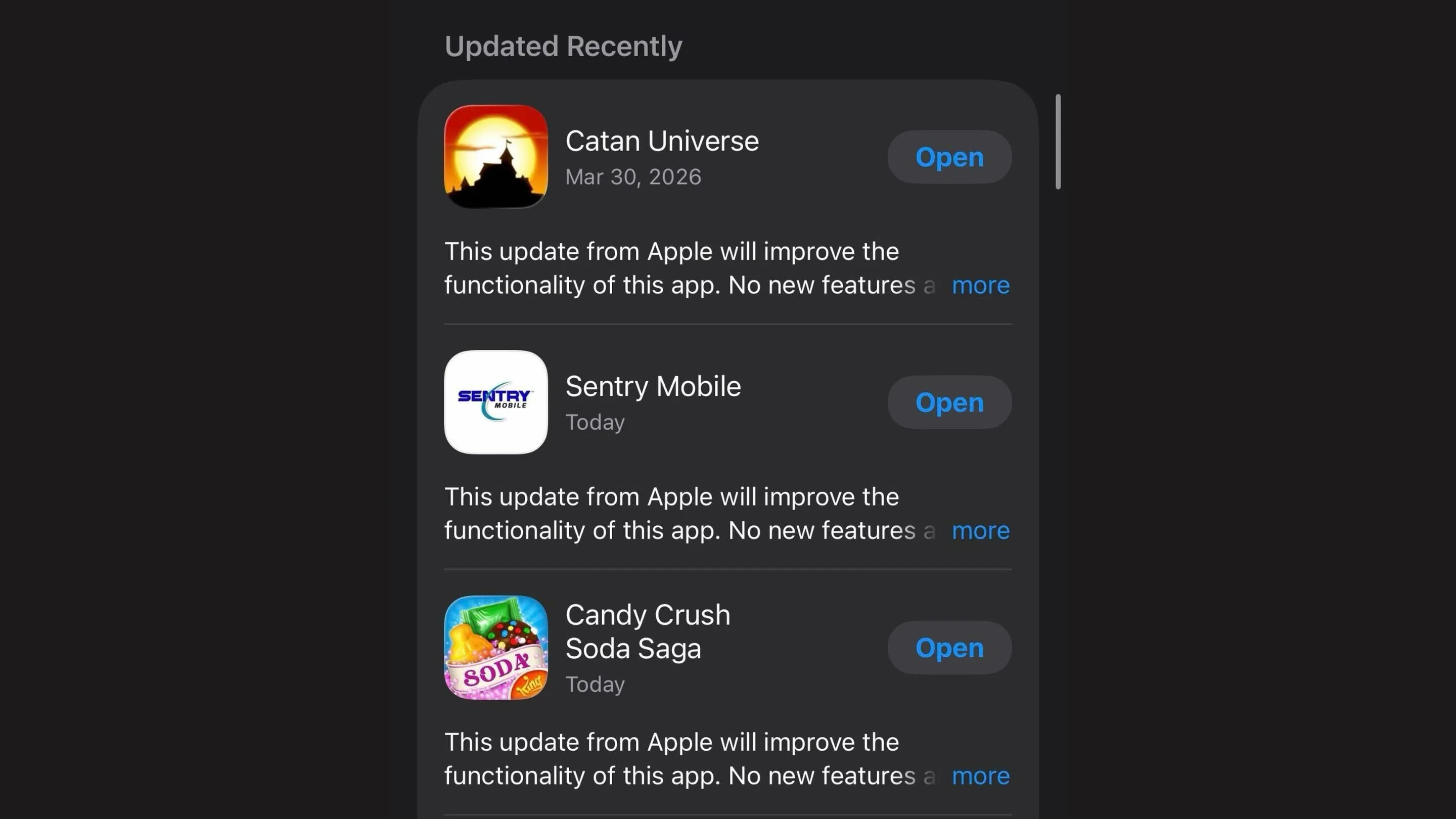 GKTFRPVX atualizacoes apple aplicativos terceiros