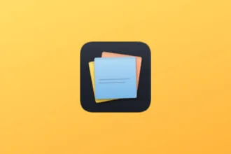 Imagem com a logomarca do Sticky Notes