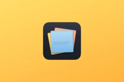 Imagem com a logomarca do Sticky Notes