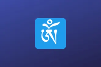 Imagem com a logomarca do Sadhana