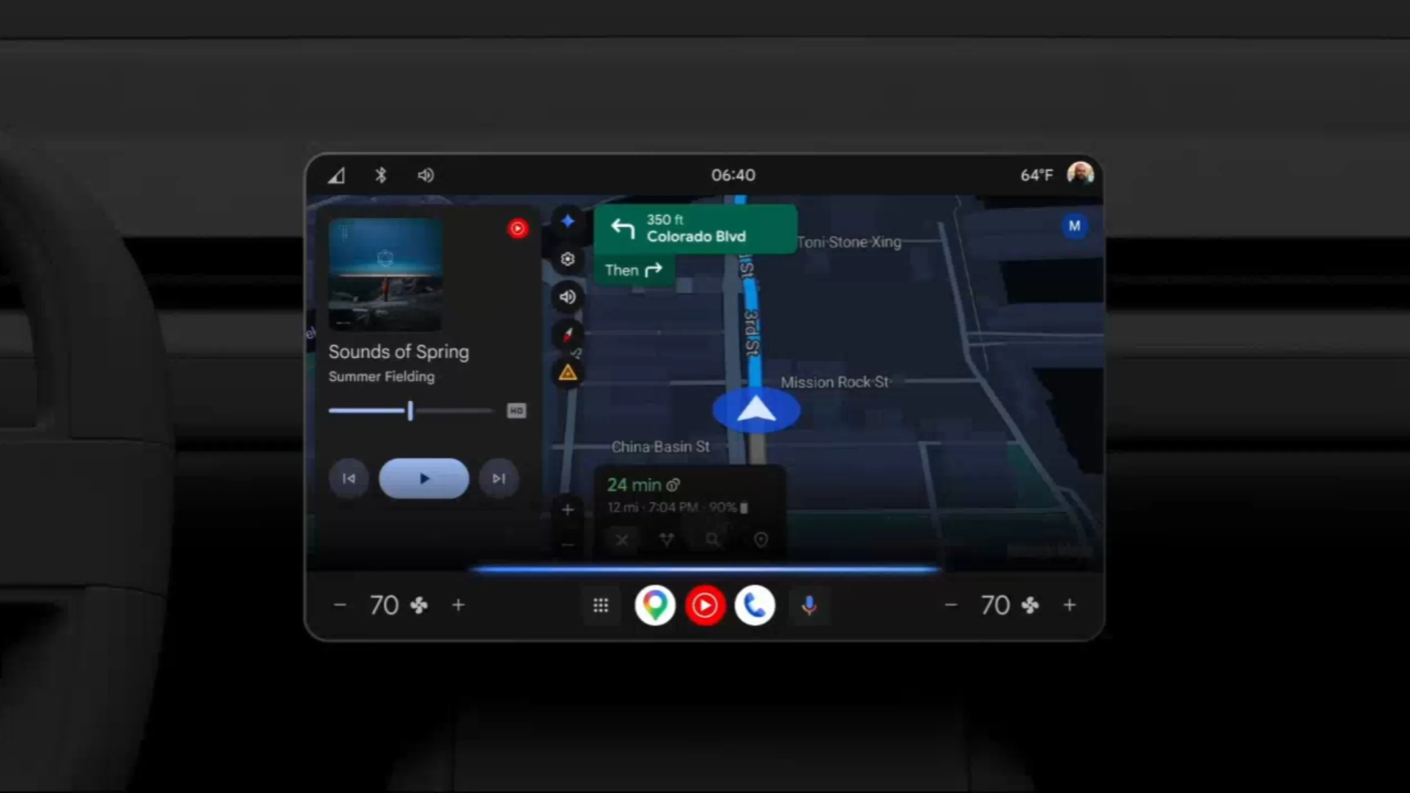 Gemini no Android Automotive substitui Assistente nos carros