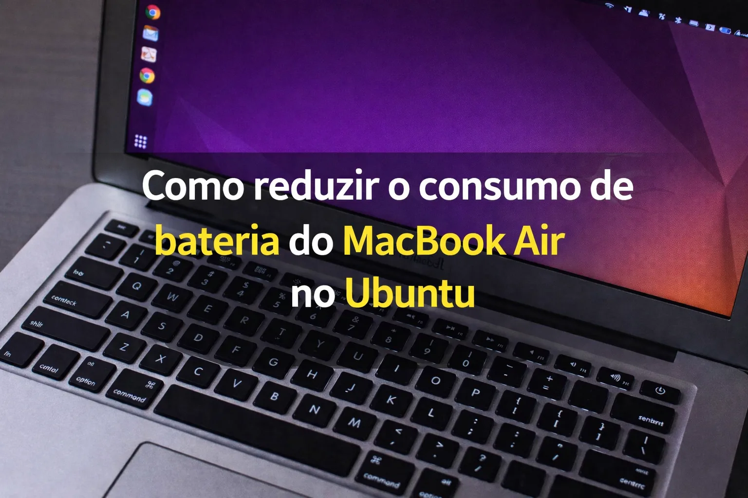 consumo bateria macbook air ubuntu