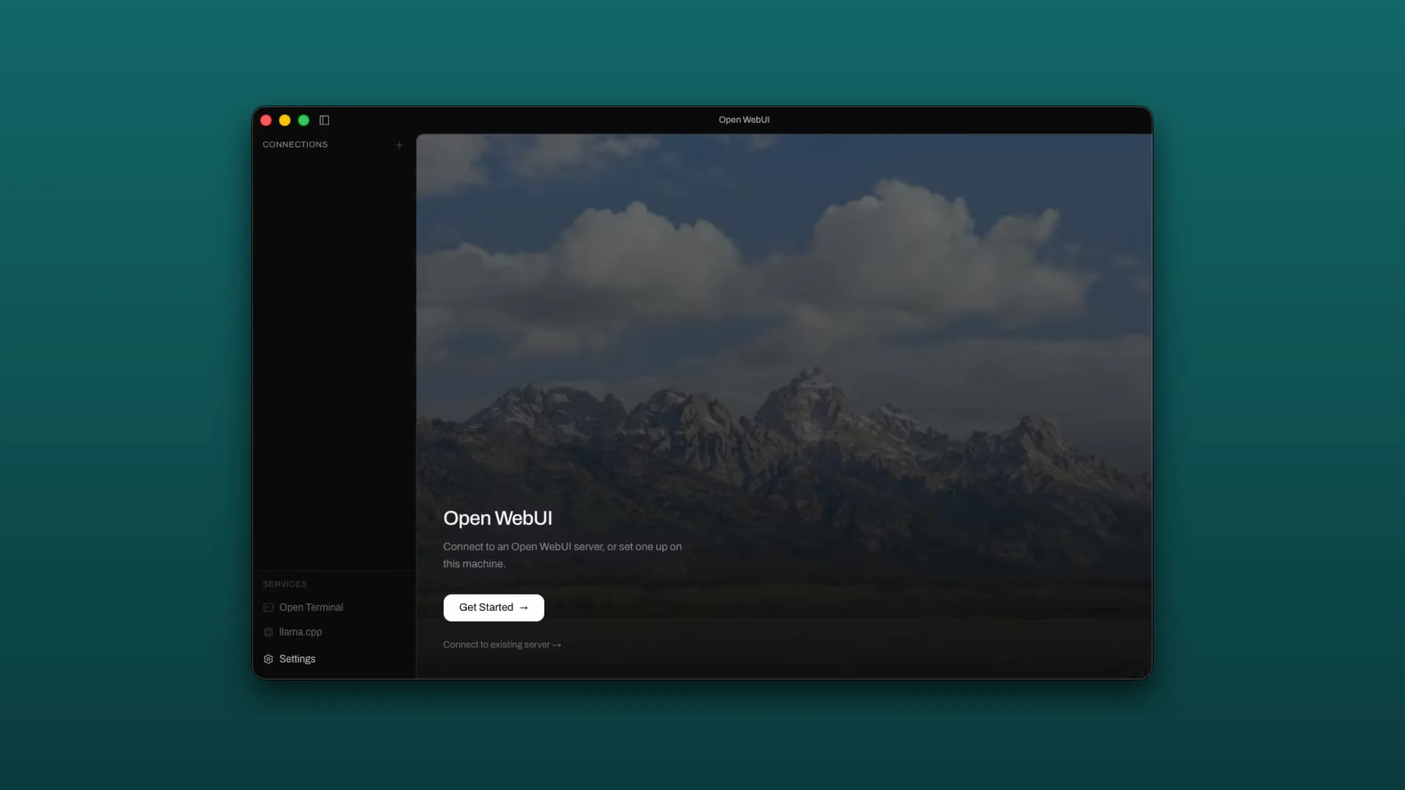 Imagem com a interface do Open WebUI