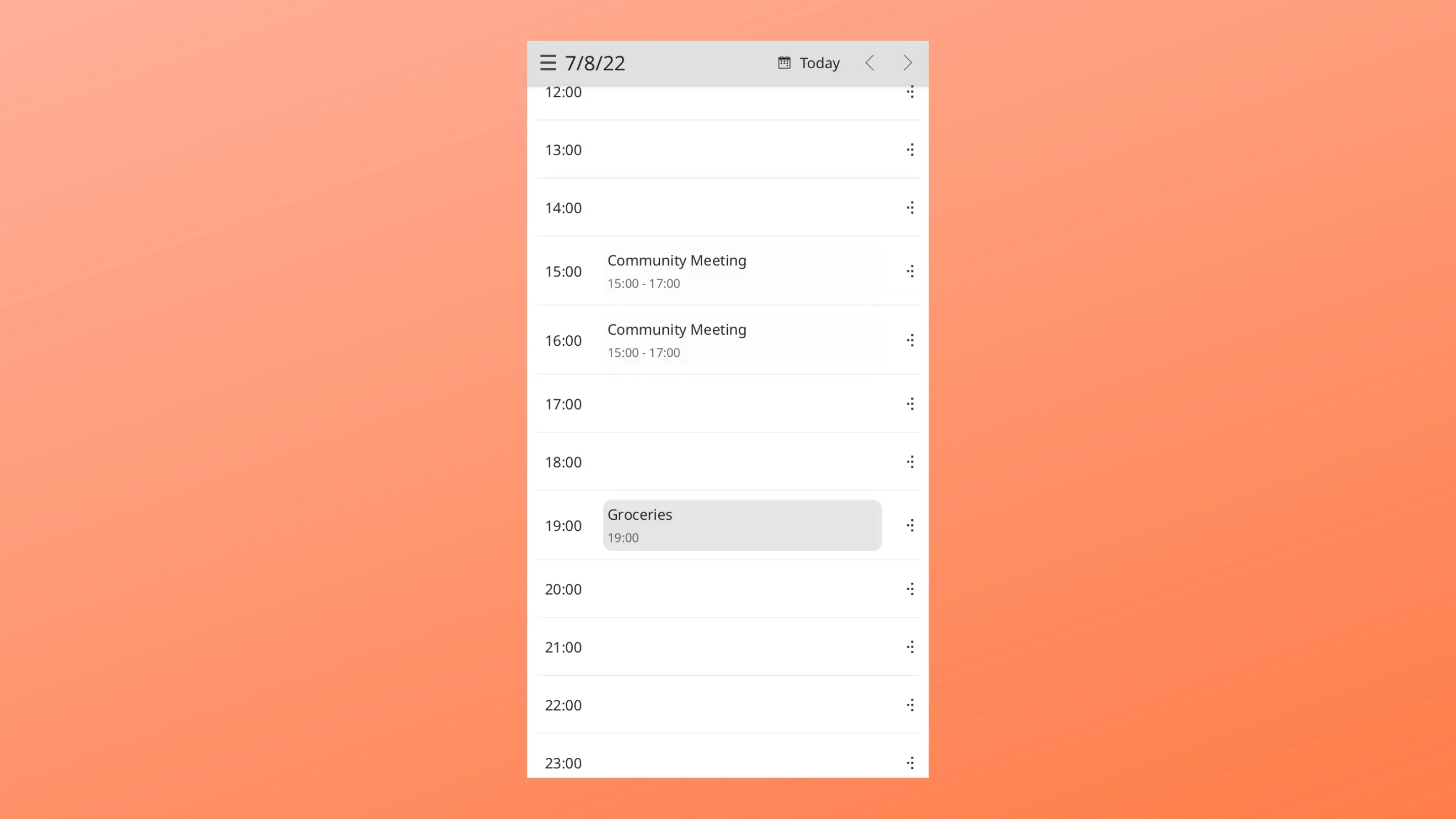 Instale o Calindori, um aplicativo de calendário, no Ubuntu, Fedora, Debian e outras distribuições Linux com Flatpak 2 Imagem com a interface do Calindori