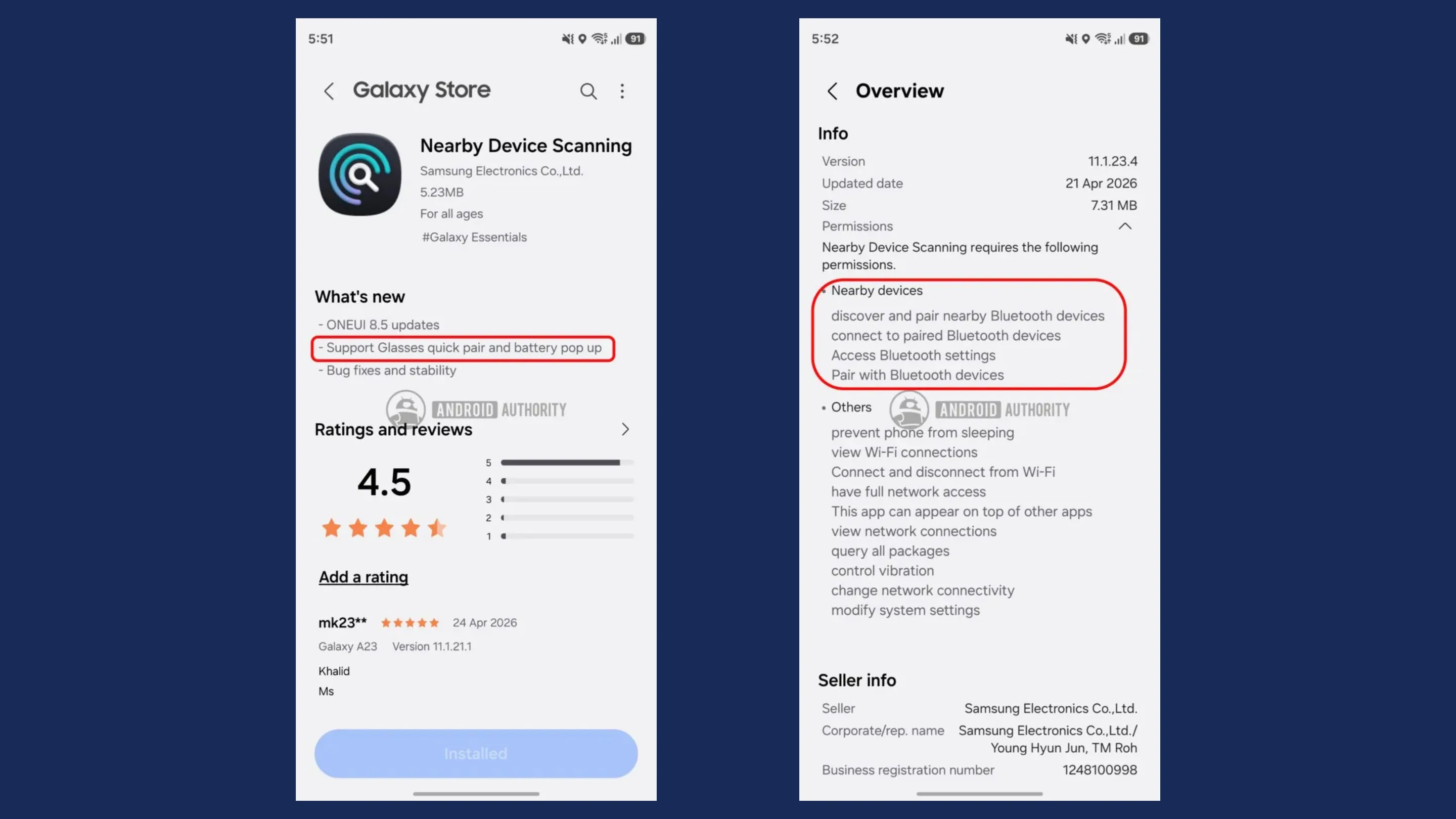 kVBnfcyA inteligentes da samsung android xr vazamento