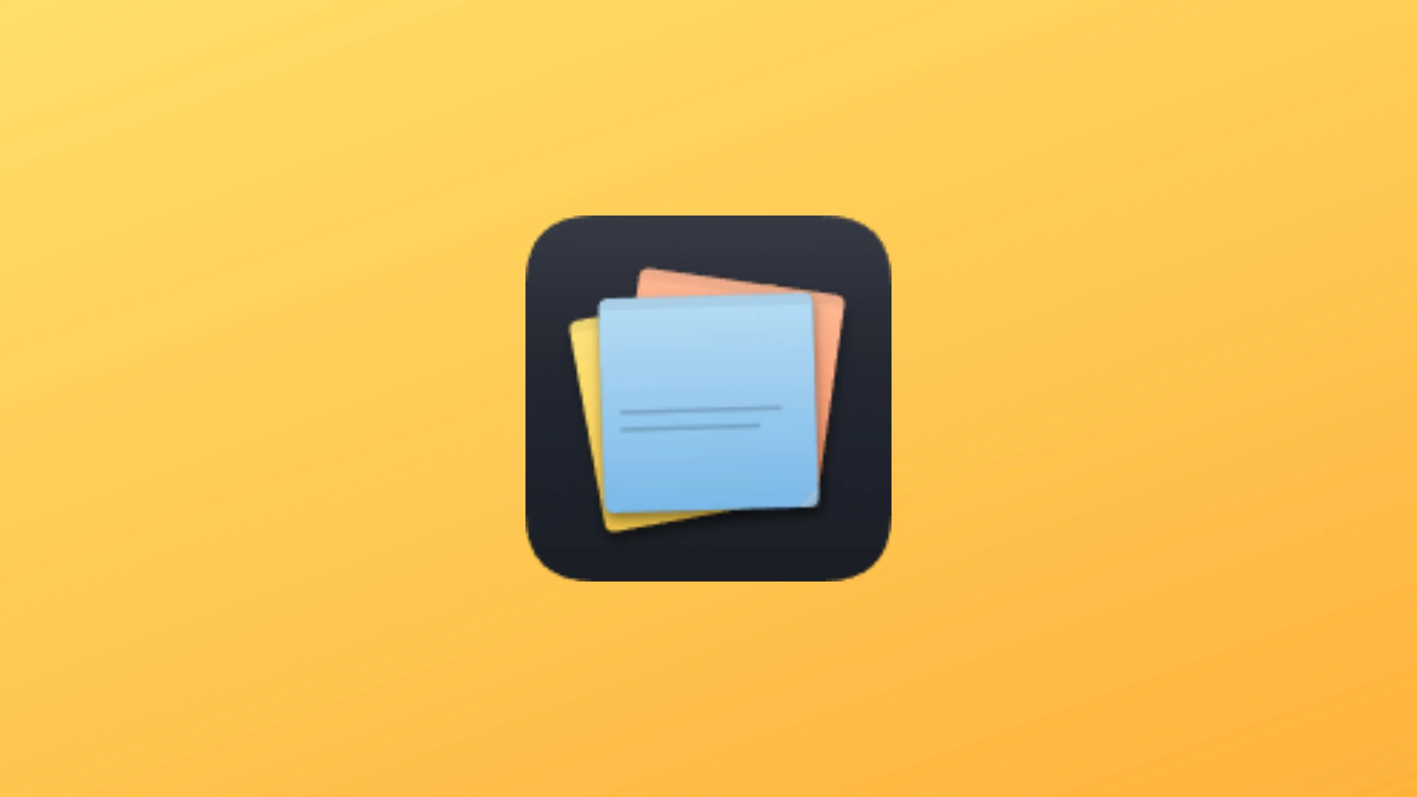 Imagem com a logomarca do Sticky Notes