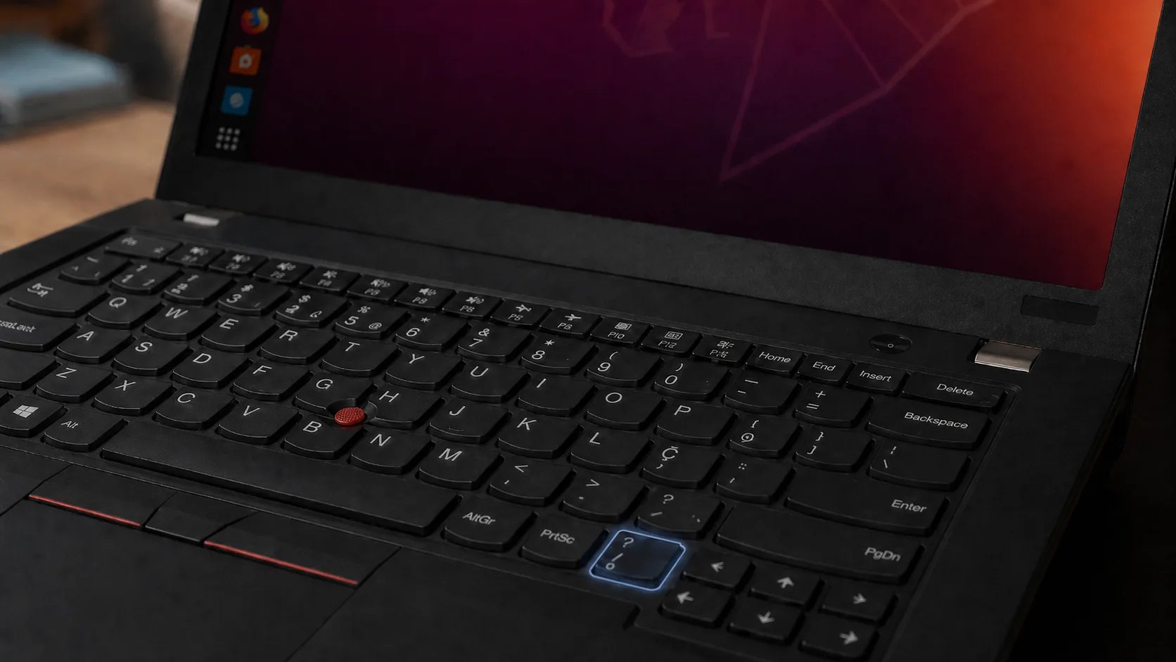 tecla grau thinkpad t490 ubuntu