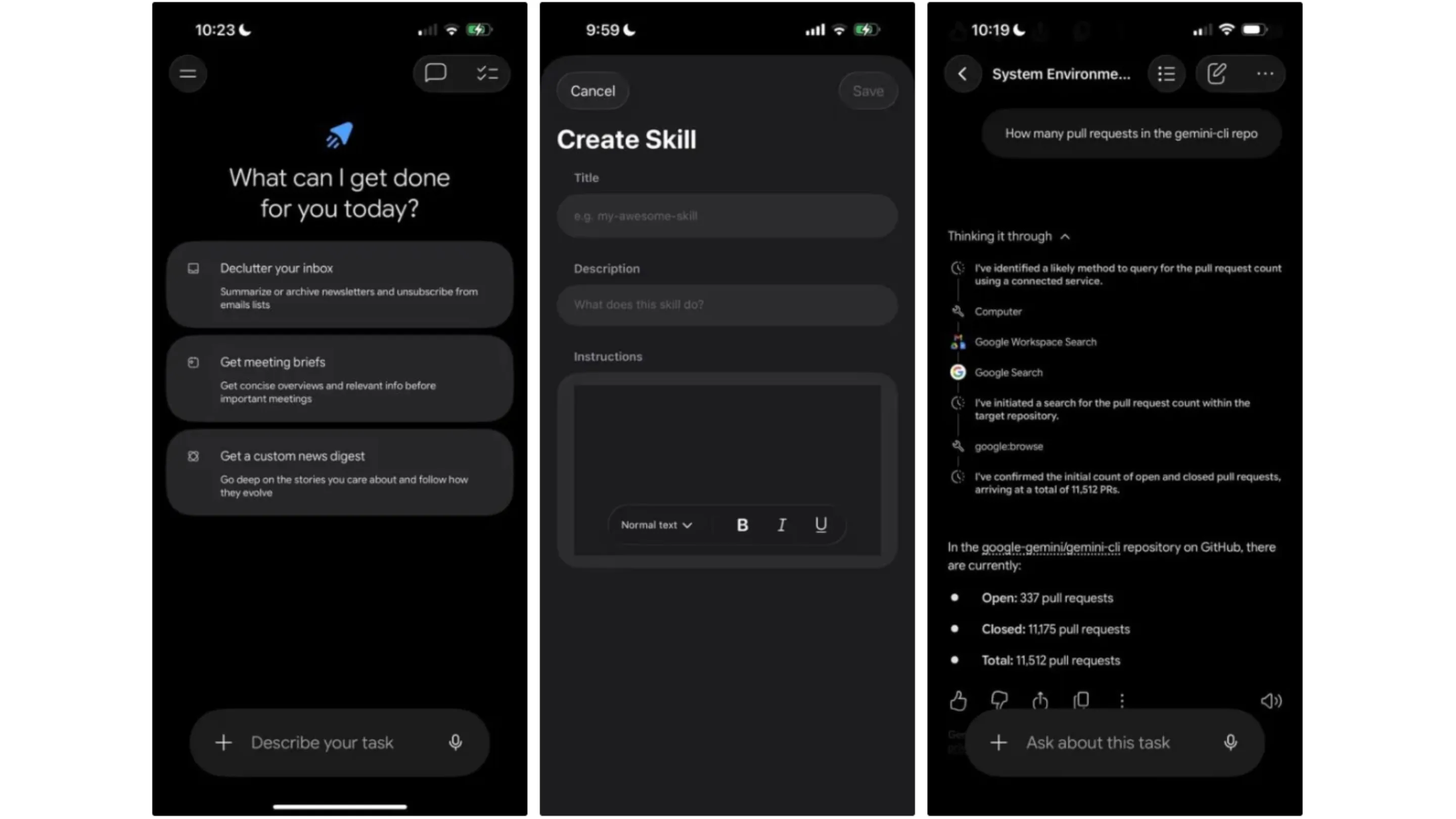 6IxttpNL spark agente ia google workspace