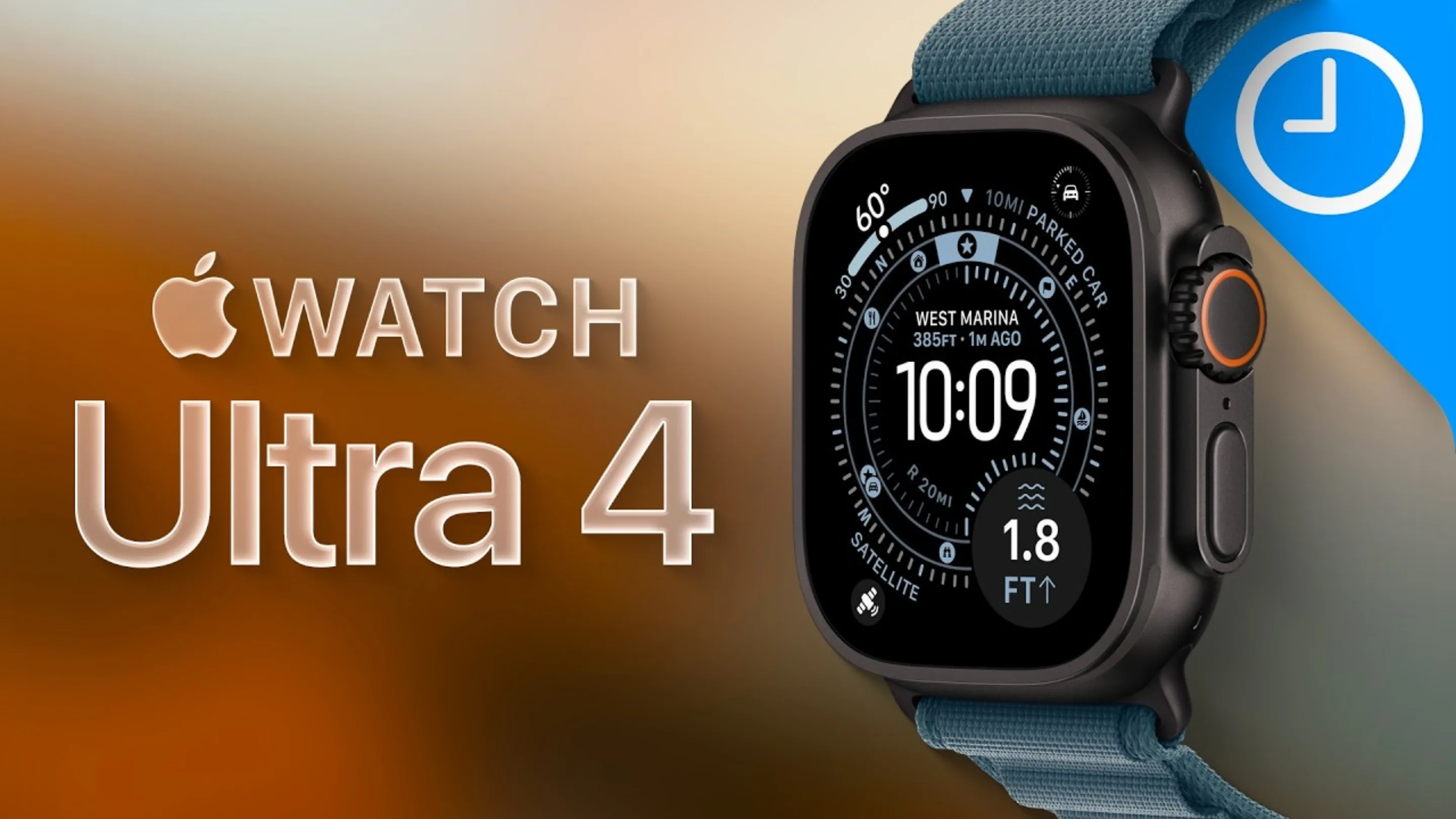 Apple Watch Ultra 4 pode ganhar novo design em 2026