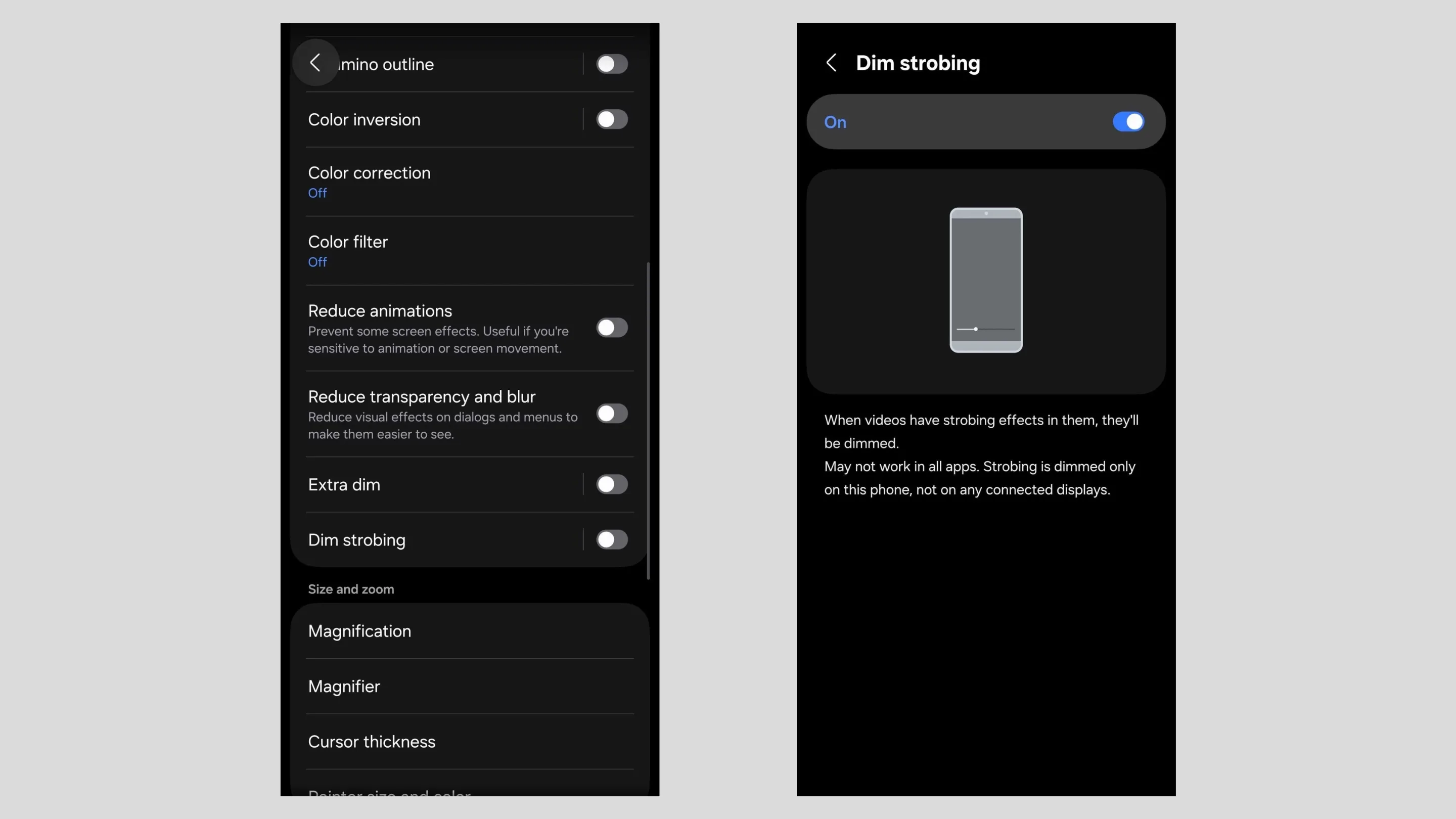 9Zw3Betq o efeito estroboscopico one ui samsung