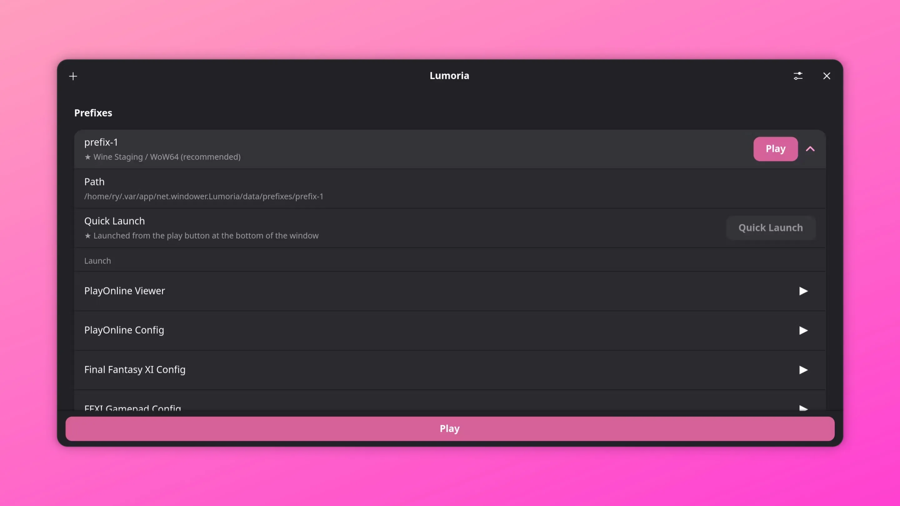 Imagem com a interface do Lumoria