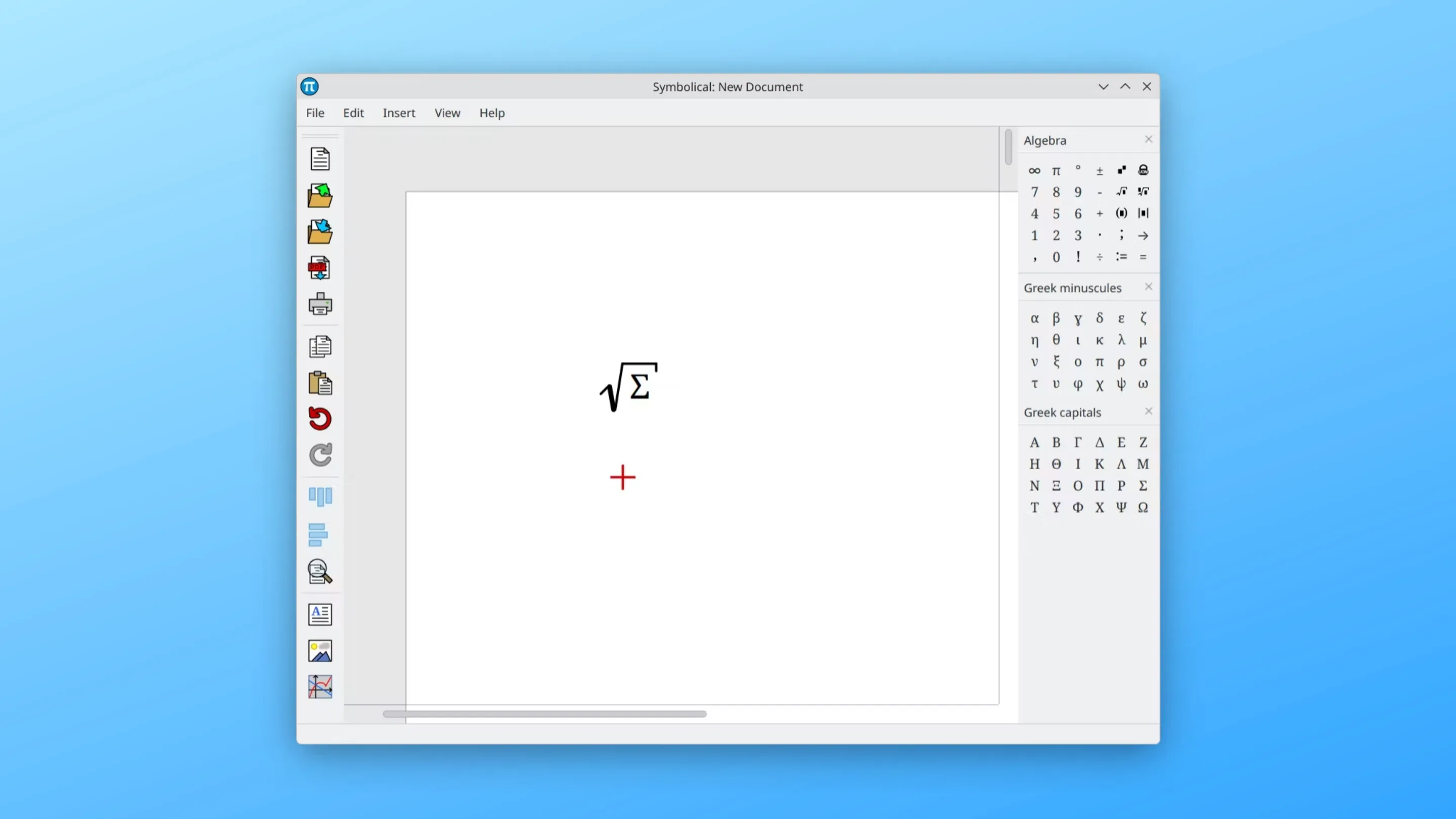Imagem com a interface do Symbolical