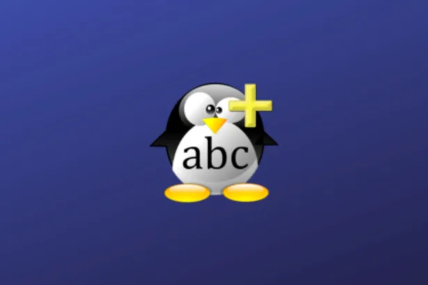 Imagem com a logomarca do Tux Typing+