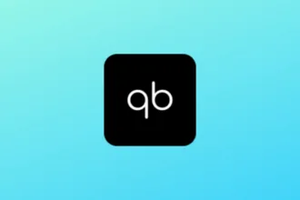 Imagem com a logomarca do Qobine